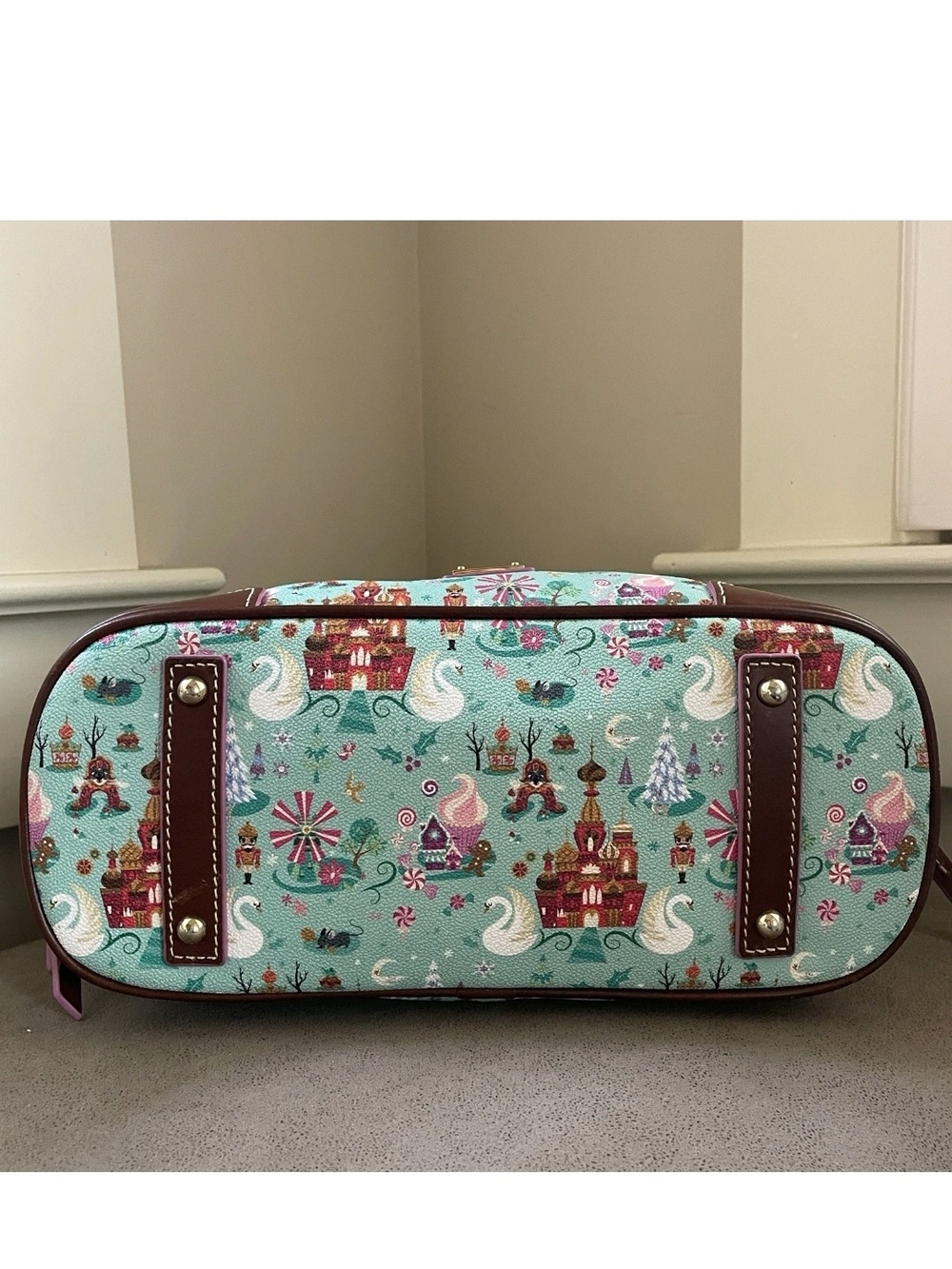 Dooney & Bourke Mint NUTCRACKER Dome Satchel - Picture 4 of 16